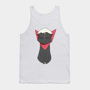 Sakamoto Nichijou Neko Tank Top